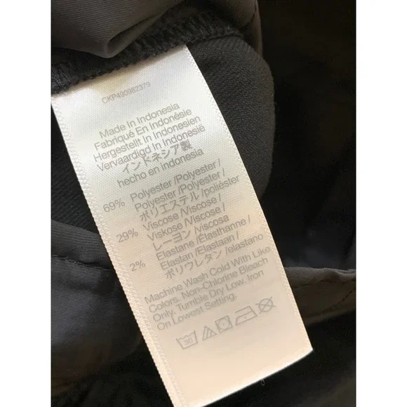 Madewell The Harlow Superwide-Leg Trouser 00 Black High Rise Pleated Pants - Picture 5 of 10